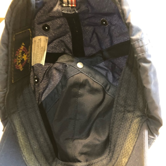 Polo Academy Canvas adjustable hat, boys ladies small Navy English Bay Tradition - Picture 11 of 12